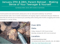 Parent Retreat: Making sense of your teenager and yourself.